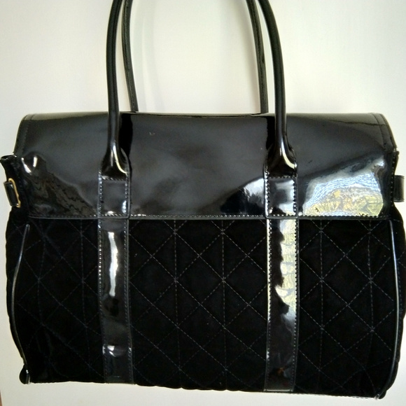 Mulberry for Target Bags Mulberry Bag Fortarget Black Patent Velvet